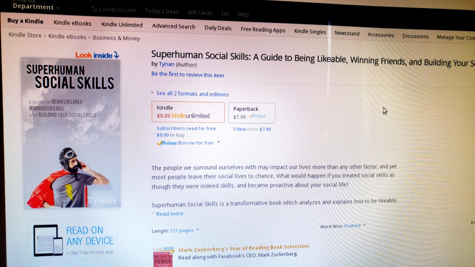 Superhuman Social Skills is Now Available! Free Today Only on Kindle!